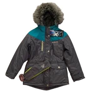 (NWT) ZeroXposur Girl's Hooded Jacket & Earband, Size: 7/8